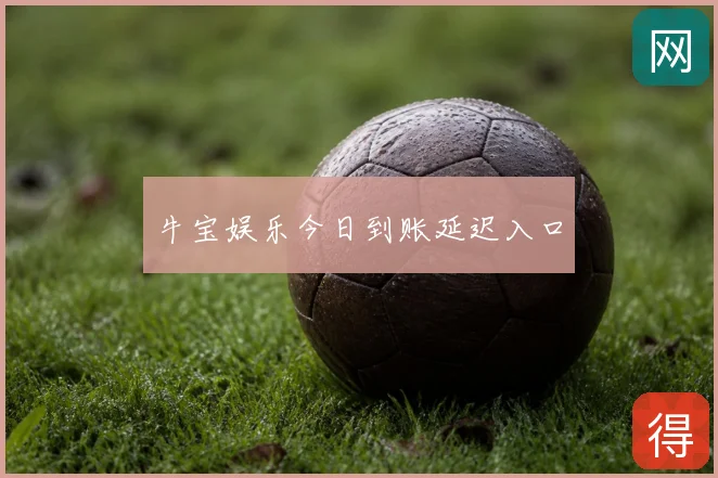 牛宝娱乐今日到账延迟入口